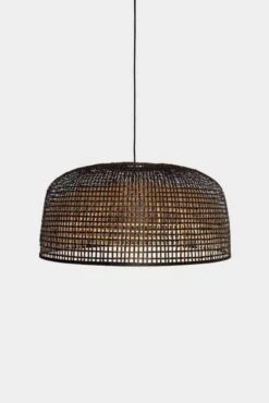 Ay Illuminate Hanglamp Doppio Grid Dark Bamboe ø80cm