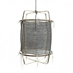 Ay Illuminate Hanglamp Z11 Bamboe Zwart Cashmere ø48,5x72,5cm