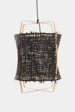 Ay Illuminate Hanglamp Z22 Blond Bamboe Zwart Karton ø48,5x72,5cm