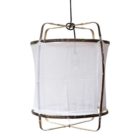 Ay Illuminate Hanglamp Z5 Wit Katoen ø42x57cm 4 Ay Illuminate Hanglamp Z5 Wit Katoen ø42x57cm - Afbeelding 2