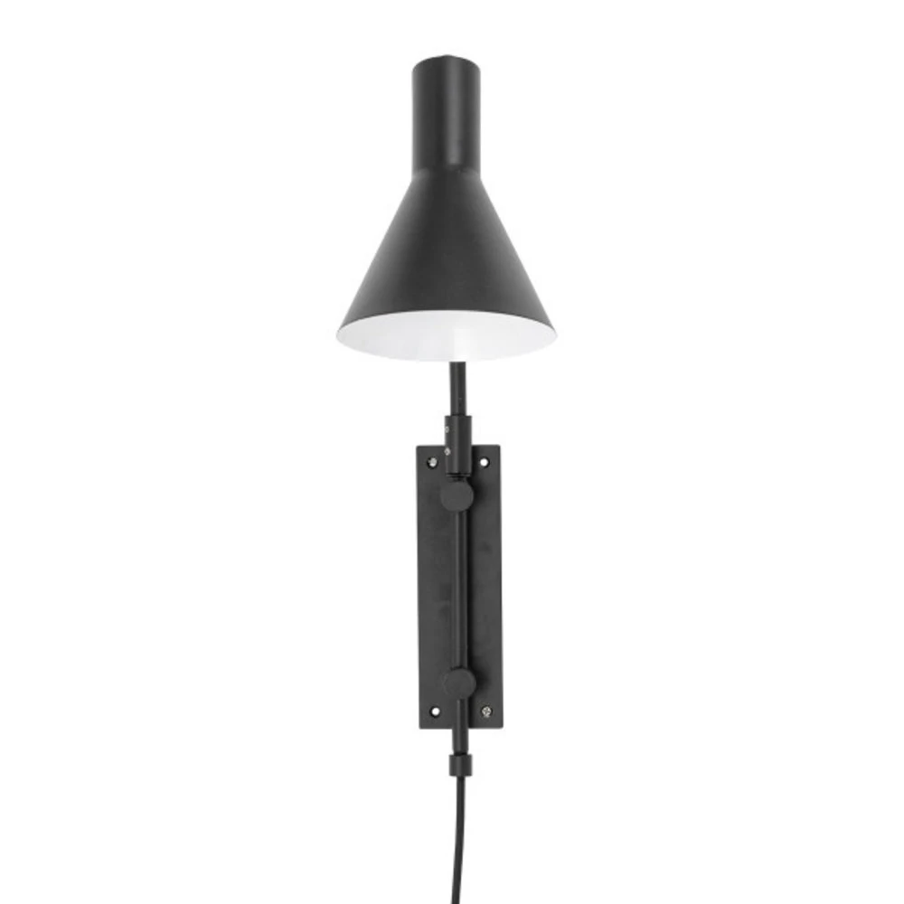 Bloomingville Edil Wandlamp - Zwart 5 Bloomingville Edil Wandlamp - Zwart - Afbeelding 3