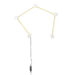 Bloomingville Tafellamp/muurlamp Metaal - Goud -Woonverlichting Winkel bloomingville tafellamp muurlamp metaal goud 3