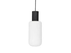 Broste Copenhagen Lolly Hanglamp Zwart - Ø16XH43cm