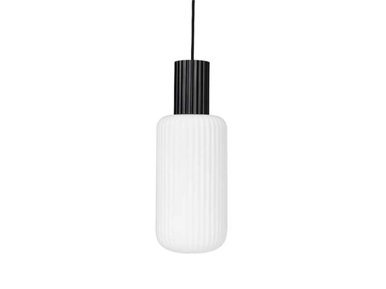 Broste Copenhagen Lolly Hanglamp Zwart - Ø16XH43cm 3 Broste Copenhagen Lolly Hanglamp Zwart - Ø16XH43cm