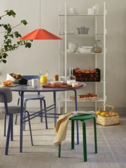 Broste Copenhagen Skirt Hanglamp Rood Ø60cm - 60080009 -Woonverlichting Winkel broste copenhagen skirt hanglamp rood 60cm 6008000 3