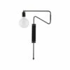 House Doctor Swing Wandlamp Zwart Metaal Messing 2 House Doctor Swing Wandlamp Zwart Metaal Messing -Woonverlichting Winkel house doctor swing wandlamp zwart metaal messing