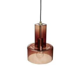 Hubsch Hanglamp Glas - Bruin -Woonverlichting Winkel hubsch hanglamp glas bruin 1