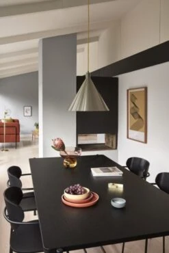 Hubsch Hanglamp Metaal - Nickel/geel -Woonverlichting Winkel hubsch hanglamp metaal nickel geel 4