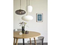 Hubsch Hanglamp Smoke Glas Messing -Woonverlichting Winkel hubsch hanglamp smoke glas messing 1
