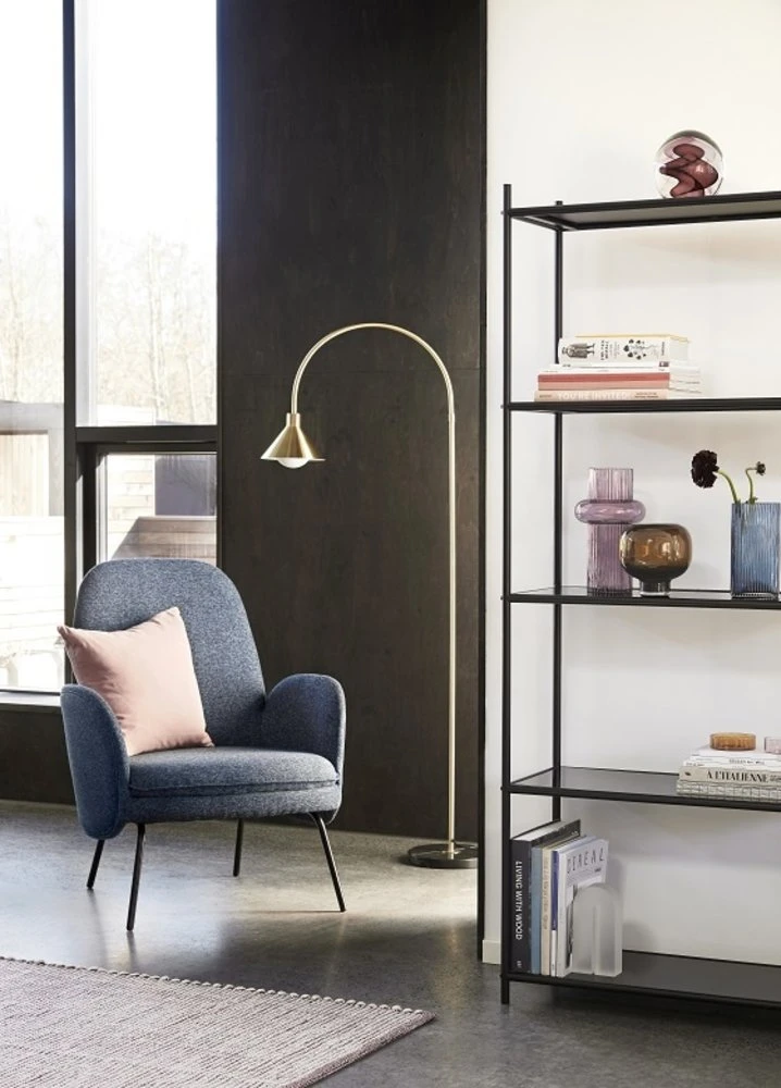 Hubsch Vloerlamp Metaal/marmer - Messing 5 Hubsch Vloerlamp Metaal/marmer - Messing - Afbeelding 3