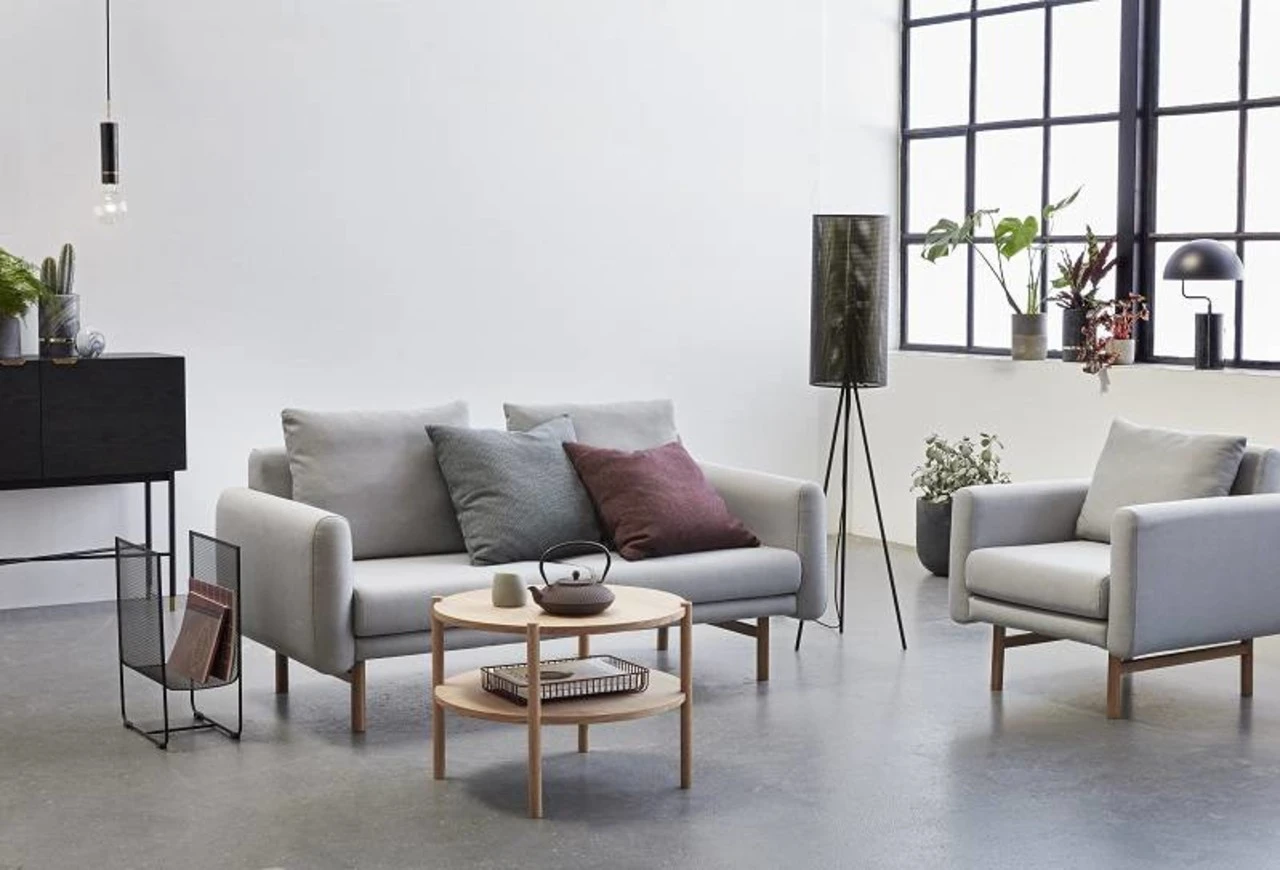 Hubsch Vloerlamp Zwart Metaal 4 Hubsch Vloerlamp Zwart Metaal - Afbeelding 2