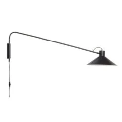 Hubsch Wandlamp Ijzer - Zwart