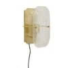 Hubsch Wandlamp Metaal/glas - Goud -Woonverlichting Winkel hubsch wandlamp metaal glas goud