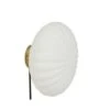 Hubsch Wandlamp Metaal/glas - Messing/opal -Woonverlichting Winkel hubsch wandlamp metaal glas messing opal