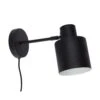 Hubsch Wandlamp Zwart Metaal -Woonverlichting Winkel hubsch wandlamp zwart metaal