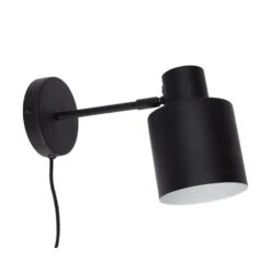 Hubsch Wandlamp Zwart Metaal