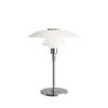 Louis Poulsen PH 4½-3½ Glas Tafellamp Chroom - 5744161501 -Woonverlichting Winkel louis poulsen ph 4 3 glas tafellamp chroom 5744161