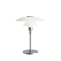 Louis Poulsen PH 4½-3½ Glas Tafellamp Chroom - 5744161501