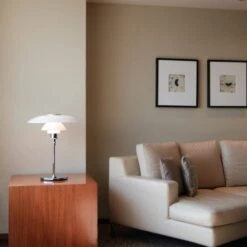 Louis Poulsen PH 4½-3½ Glas Tafellamp Chroom - 5744161501 -Woonverlichting Winkel louis poulsen ph 4 3 glas tafellamp chroom 5744161 3