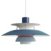 Louis Poulsen PH 5 Hanglamp Hues Of Blue - 5741099841 -Woonverlichting Winkel louis poulsen ph 5 hanglamp hues of blue 574109984