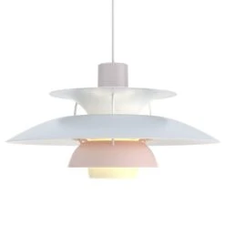 Louis Poulsen PH 5 Hanglamp Oyster Blue Rose - 5741113073