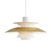 Louis Poulsen PH 5 Mini Hanglamp Messing - 5741099993 -Woonverlichting Winkel louis poulsen ph 5 mini hanglamp messing 574109999