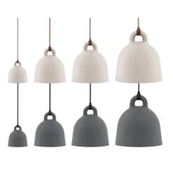 Normann Copenhagen Bell Small Hanglamp Grijs -Woonverlichting Winkel normann copenhagen bell small hanglamp grijs 3