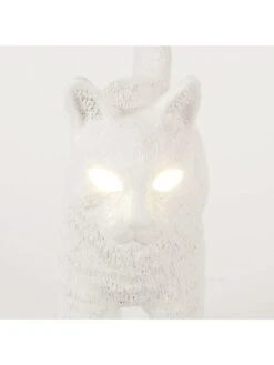 Seletti Jobby The Cat Lamp - Wit -Woonverlichting Winkel seletti jobby the cat lamp wit 3
