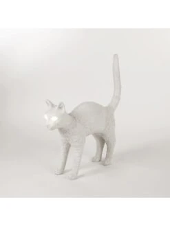 Seletti Jobby The Cat Lamp - Wit -Woonverlichting Winkel seletti jobby the cat lamp wit 6