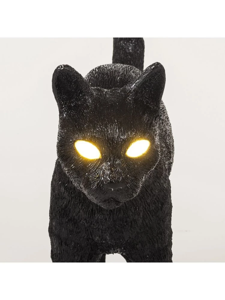 Seletti Jobby The Cat Lamp - Zwart 4 Seletti Jobby The Cat Lamp - Zwart - Afbeelding 2