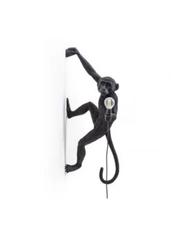 Seletti Monkey Lamp Hanging Right - Zwart
