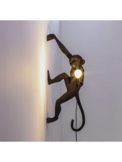 Seletti Monkey Lamp Hanging Right - Zwart -Woonverlichting Winkel seletti monkey lamp hanging right zwart 5