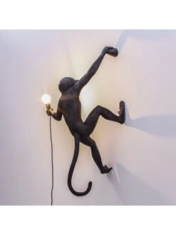 Seletti Monkey Lamp Hanging Right - Zwart -Woonverlichting Winkel seletti monkey lamp hanging right zwart 7