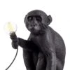 Seletti Monkey Lamp Sitting - Zwart 1 Seletti Monkey Lamp Sitting - Zwart -Woonverlichting Winkel seletti monkey lamp sitting zwart
