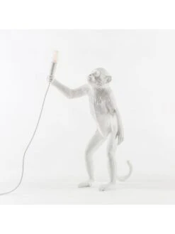 Seletti Monkey Lamp Standing - Wit -Woonverlichting Winkel seletti monkey lamp standing wit 2