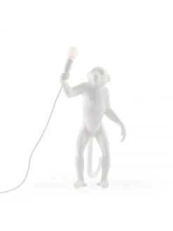 Seletti Monkey Lamp Standing - Wit