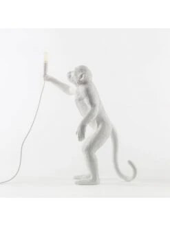 Seletti Monkey Lamp Standing - Wit -Woonverlichting Winkel seletti monkey lamp standing wit 3