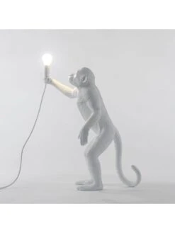 Seletti Monkey Lamp Standing - Wit -Woonverlichting Winkel seletti monkey lamp standing wit 4