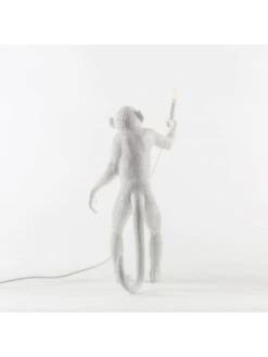 Seletti Monkey Lamp Standing - Wit -Woonverlichting Winkel seletti monkey lamp standing wit 6