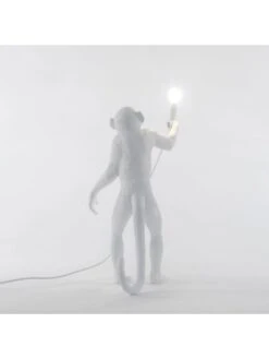 Seletti Monkey Lamp Standing - Wit -Woonverlichting Winkel seletti monkey lamp standing wit 7