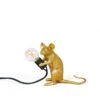 Seletti Mouse Lamp Mac - Goud -Woonverlichting Winkel seletti mouse lamp mac goud