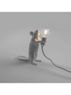 Seletti Mouse Lamp Standing - Wit -Woonverlichting Winkel seletti mouse lamp standing wit 2
